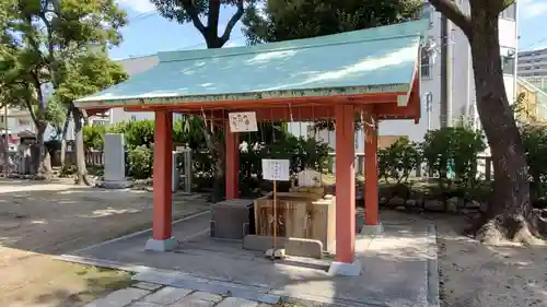 長柄八幡宮の手水舎