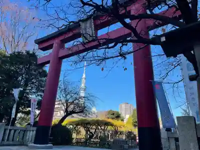 亀戸天神社の鳥居
