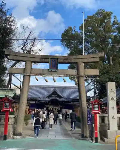 大津神社の鳥居