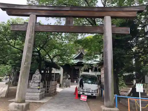 荏原神社の鳥居