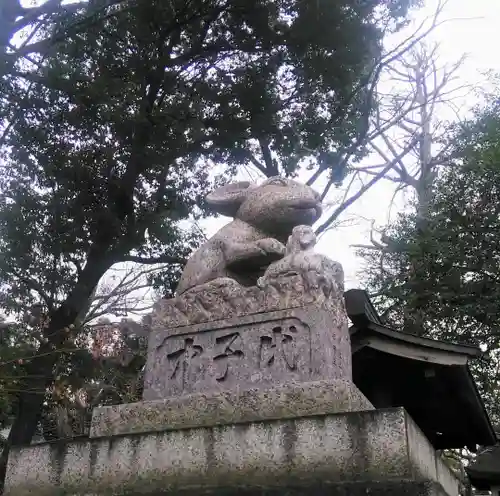 調神社の狛犬