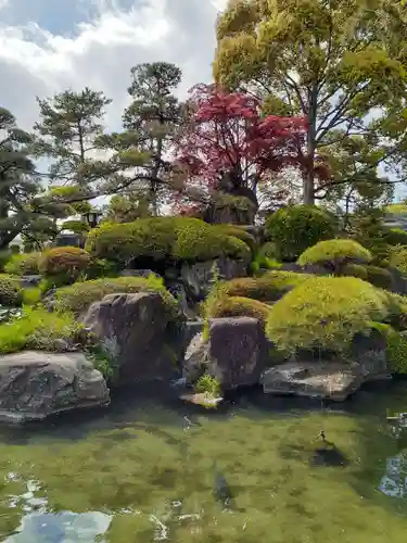 甲斐善光寺の庭園