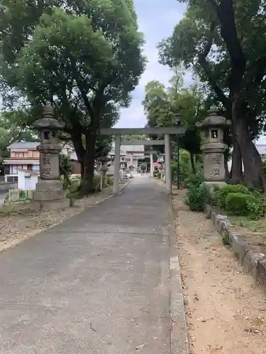 津賀田神社の鳥居