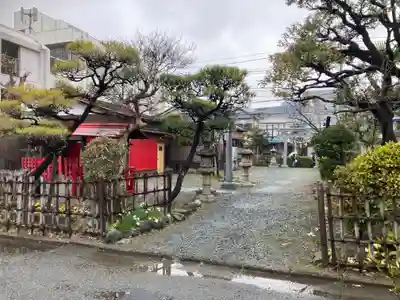 山蒼稲荷神社の庭園