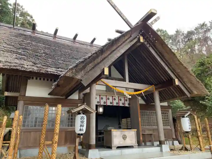 高家神社の本殿・本堂