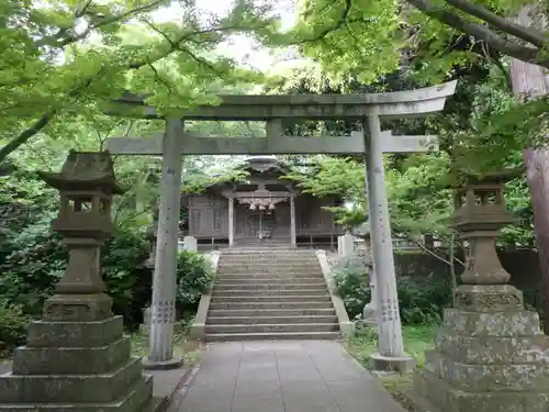 由良比女神社の鳥居