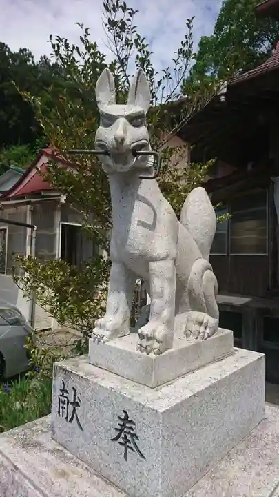 姫宮神社の狛犬