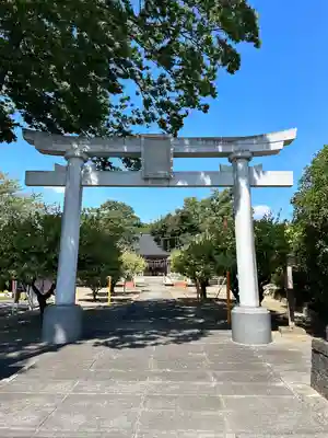 上里菅原神社の鳥居