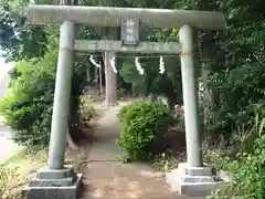 山下神明社の鳥居