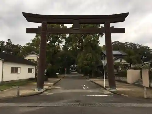 都萬神社の鳥居