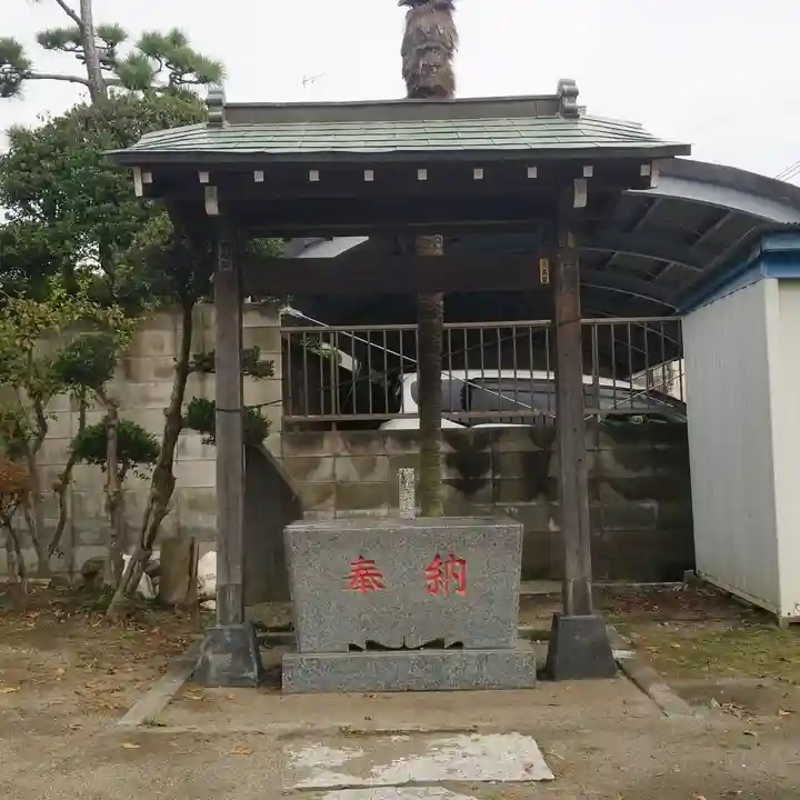 梅田稲荷神社の手水舎