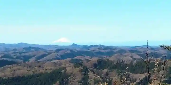 青麻三光神社の景色