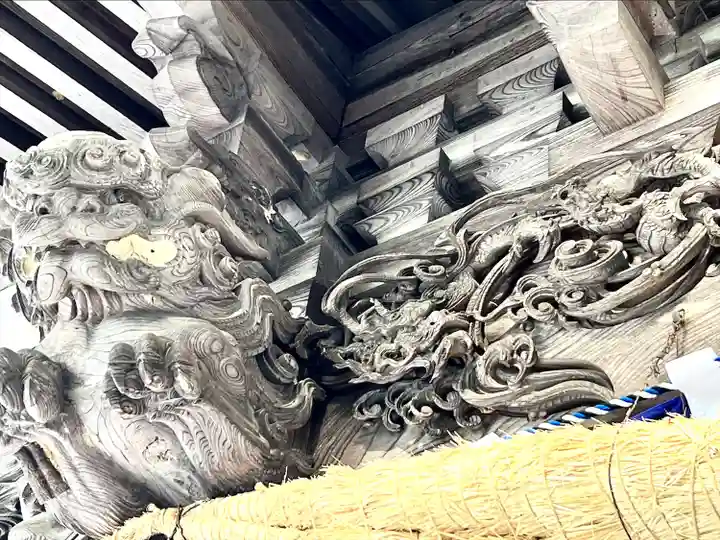 蚊里田八幡宮の本殿・本堂