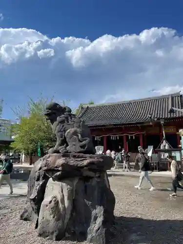 浅草神社の狛犬