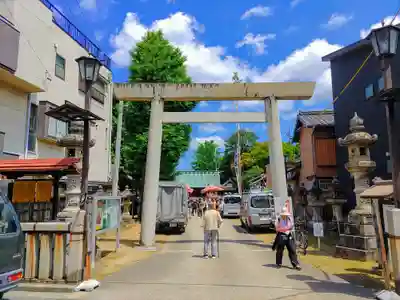 能見神明宮（元能見）の鳥居