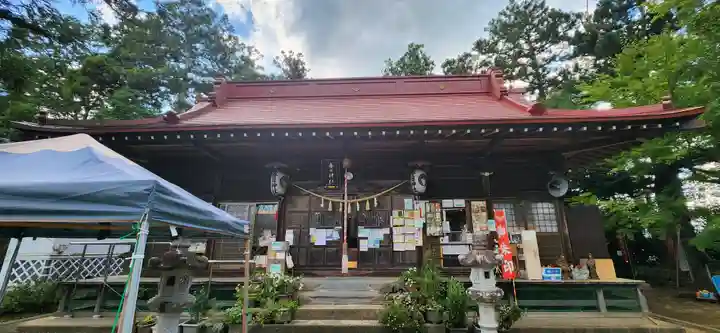 岡部春日神社~👹鬼門よけの🌺花咲く🌺やしろ~の本殿・本堂