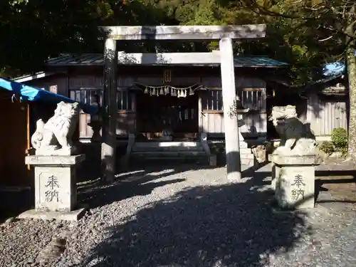 五ケ所神社の鳥居