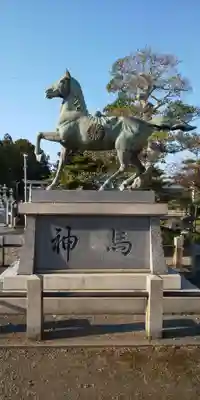 青塚社（北方町）の狛犬