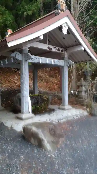 尾崎神社の手水舎