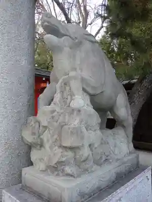 護王神社の狛犬