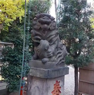 上目黒氷川神社の狛犬