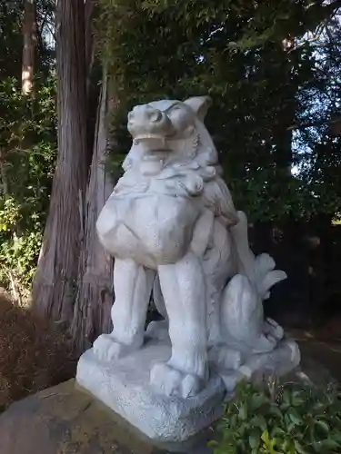 駒木諏訪神社の狛犬