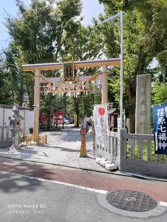蛇窪神社の鳥居