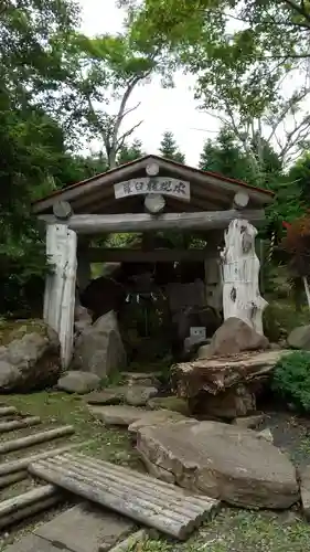 羅臼神社の手水舎