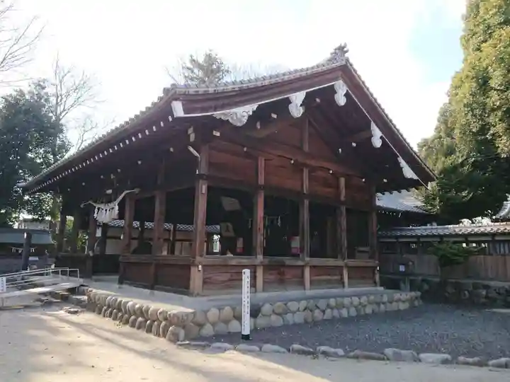 土田白鬚神社の本殿・本堂