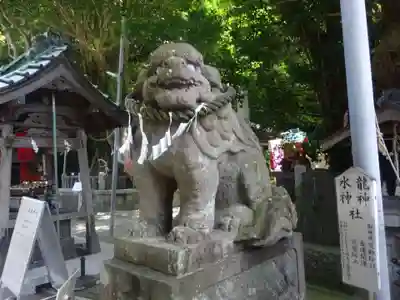 海南神社の狛犬