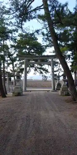 志那神社の鳥居