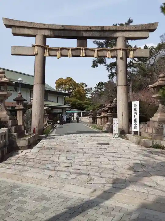 浅澤社(住吉大社境外末社)の鳥居