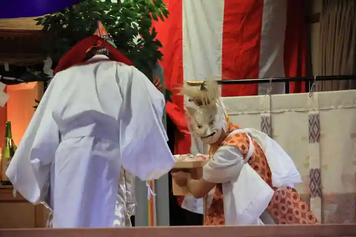 長屋神社の神楽
