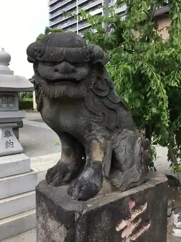 胡録神社の狛犬