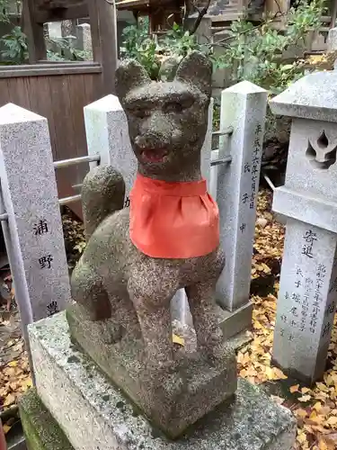 深島神社（柳原）の狛犬