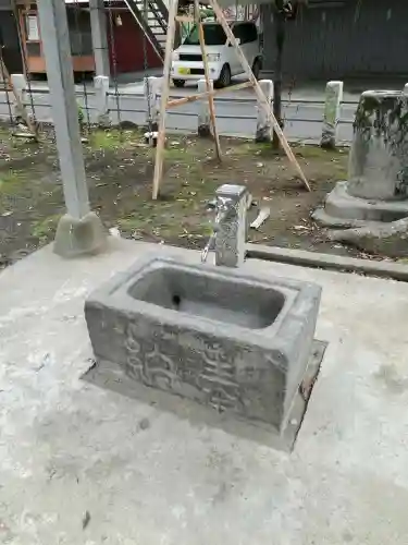 大桑神社の手水舎