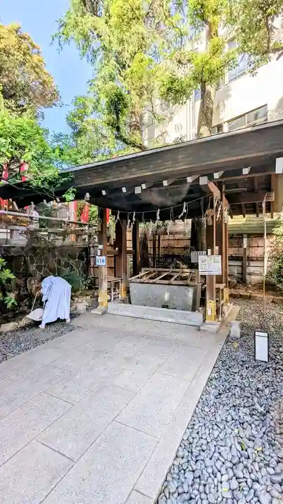 東京大神宮の手水舎