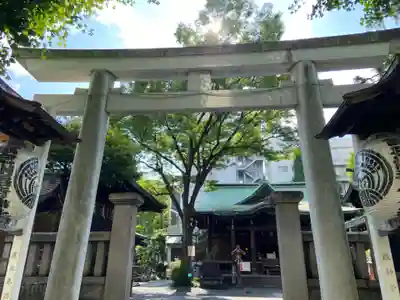 鐵砲洲稲荷神社の鳥居