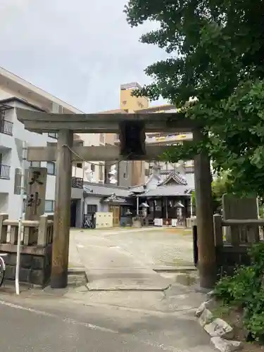 長柄八幡宮の鳥居