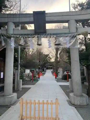 鈴鹿明神社の鳥居