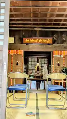 高津比咩神社の本殿・本堂