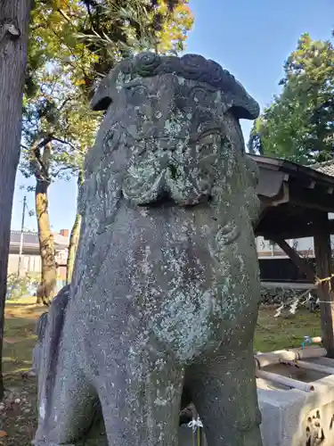 笹津神社の狛犬