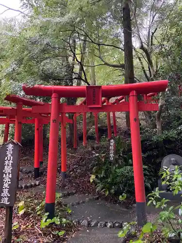 目の霊山　油山寺の鳥居