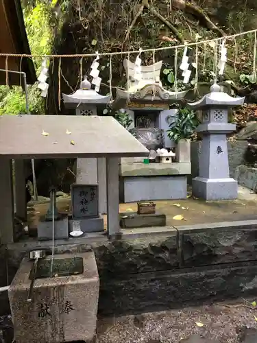 英彦山豊前坊高住神社の手水舎