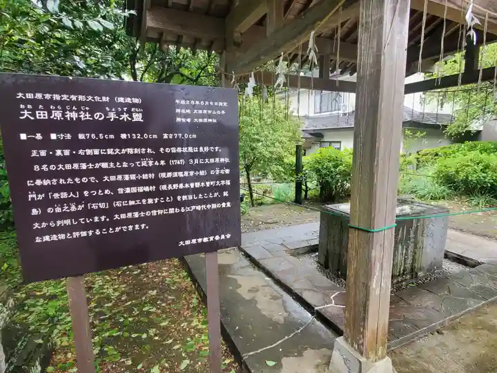 大田原神社の手水舎