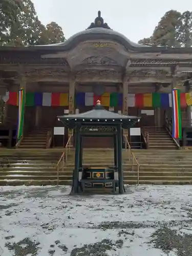 箟峯寺の本殿