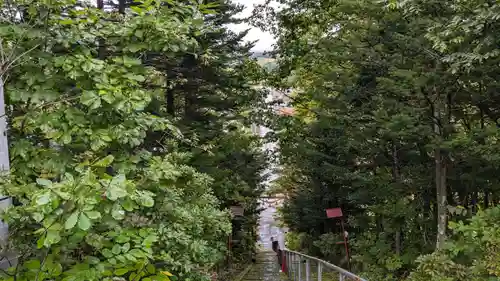 生田原神社の景色