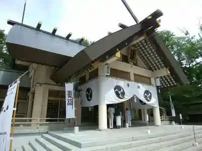帯廣神社の本殿・本堂