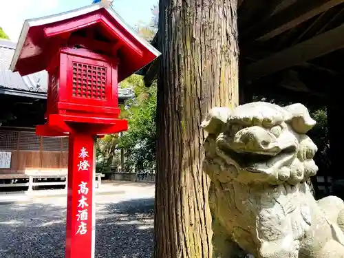 赤八幡社の狛犬