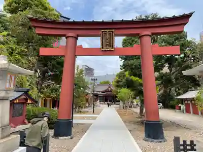 蒲田八幡神社の鳥居